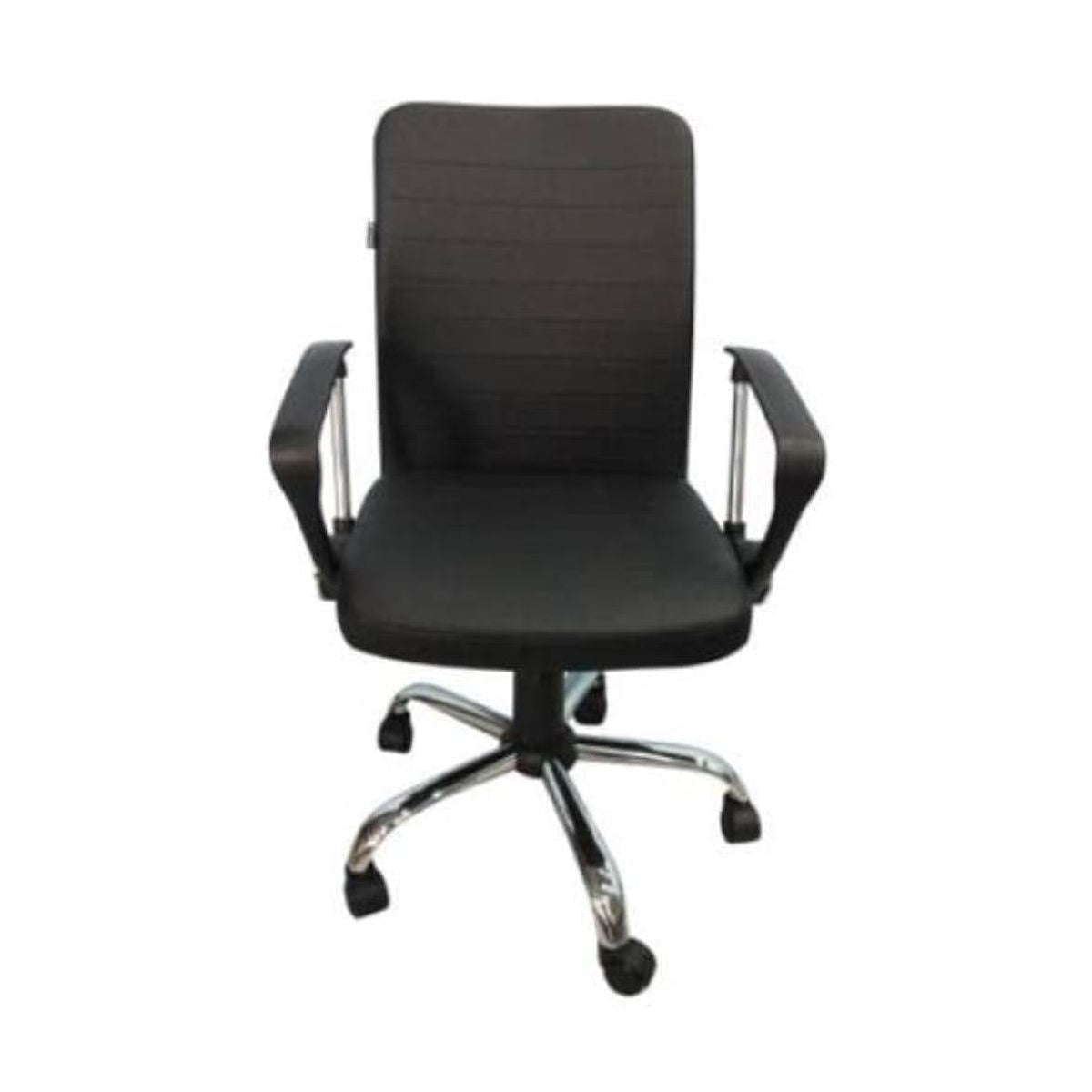 Silla de Oficina Nextep NE-650R, de Altura Ajustable, Reclinable, Polipiel, Base Giratoria