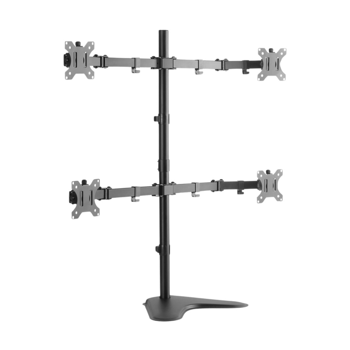 Soporte de Escritorio OVALTECH OVME-Q1332 para 4 Monitores LCD de 13 pulgadas a 32 pulgadas (Resistencia 8kgs) -