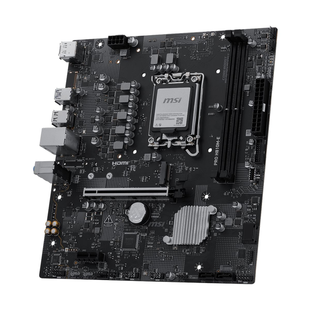 MOTHERBOARD MSI (PRO H810M-E) SOCKET 1851, 2*DDR5 6400MHZ, 1*HDMI, 1*DP, MICRO ATX