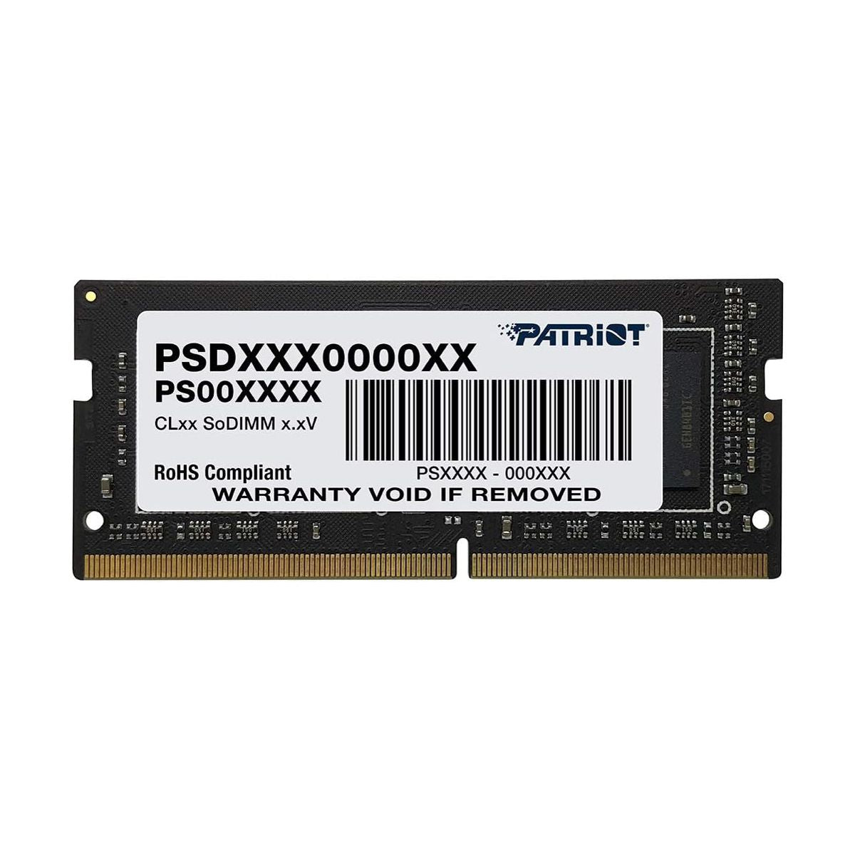 MEMORIA SODIMM DDR4 PATRIOT (PSD432G32002S) SIGNATURE 32GB (1X32GB) 3200MHZ CL22