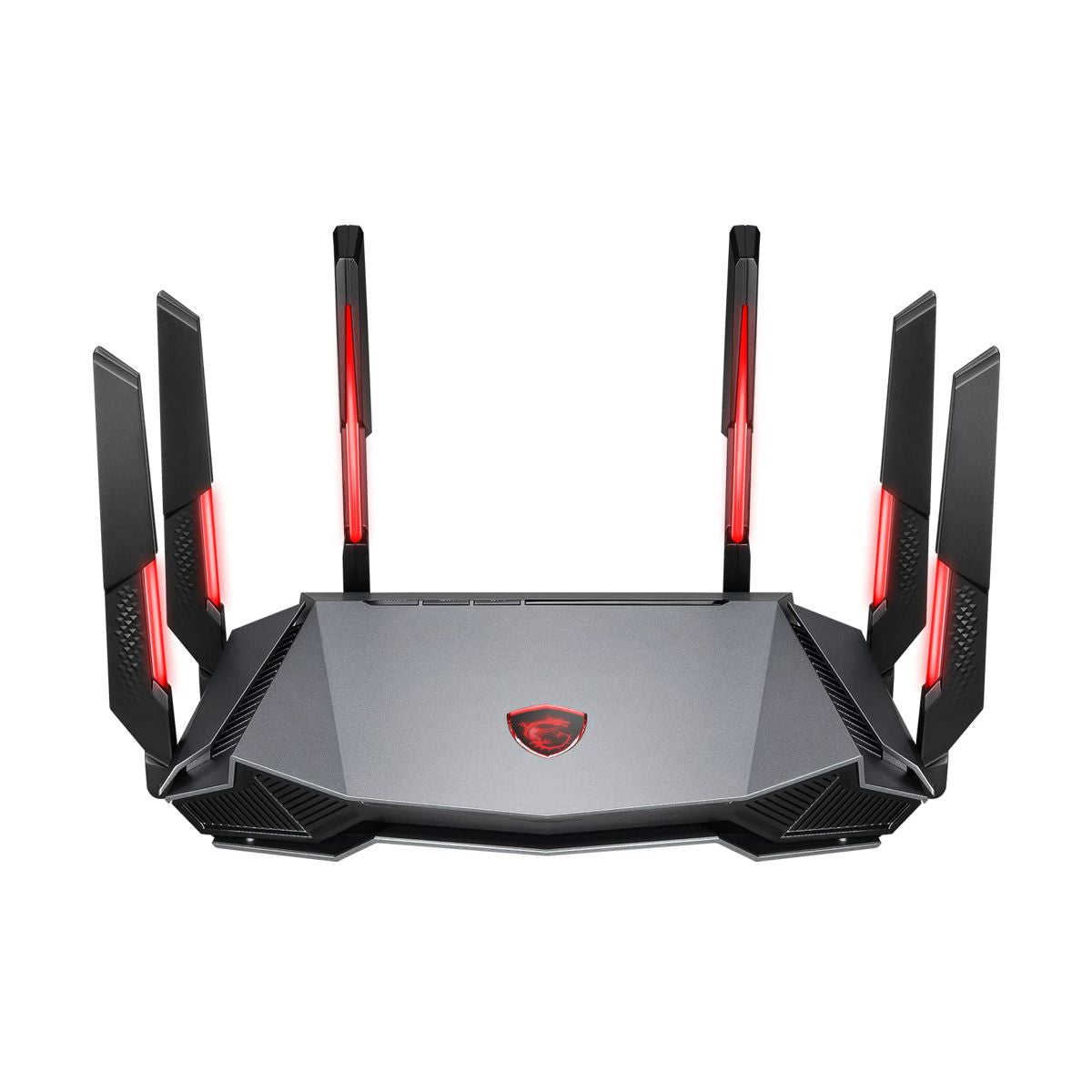 ROUTER MSI (RADIX AXE6600 WIFI 6E TRI-BAND GAMING ROUTER) WIFI6E 6GHZ 6600MBPS 4CORE/1.8GHZ 6ANTENAS