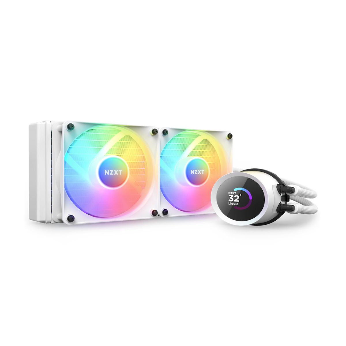 ENFRIAMIENTO LIQUIDO NZXT KRAKEN 240MM RGB BLANCO