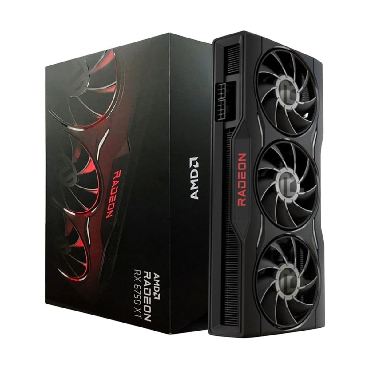 TARJETA DE VIDEO XFX (RX-675TMBAF9) AMD RADEON RX 6750XT GAMING GRAFICS CARD, 12GB, GDDR6, 2150MHZ