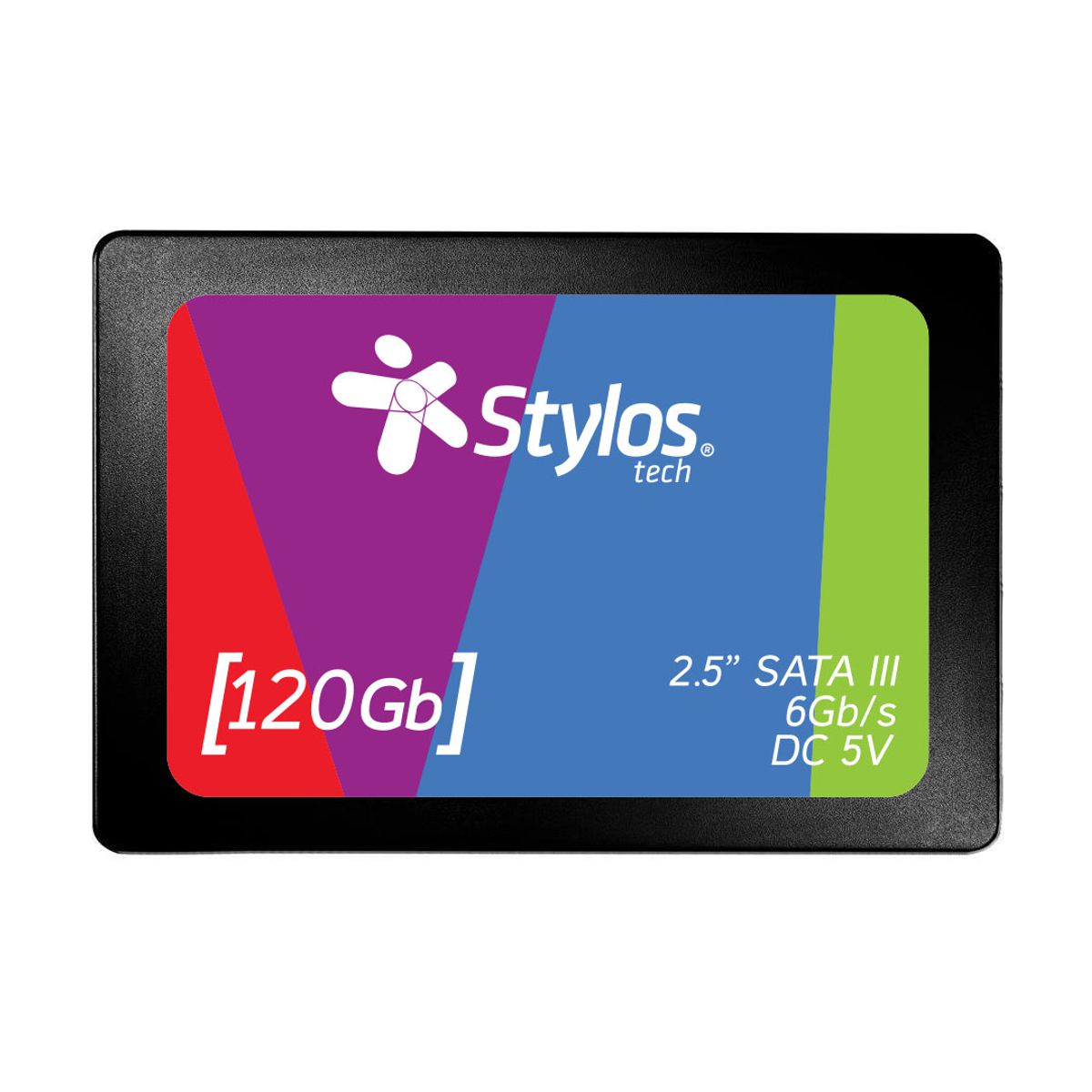 UNIDAD SSD 2.5" STYLOS 120GB (STMSSD1B) SATA3, 7MM, NEGRO