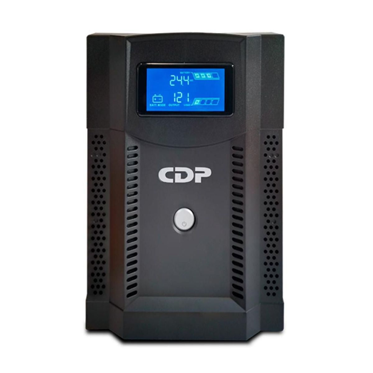 No-Break CDP UPRS-1508 1500VA/1050W UPS Interactiva AVR 8 Salidas - Proteccion RJ45, LCD, software 120 Vac