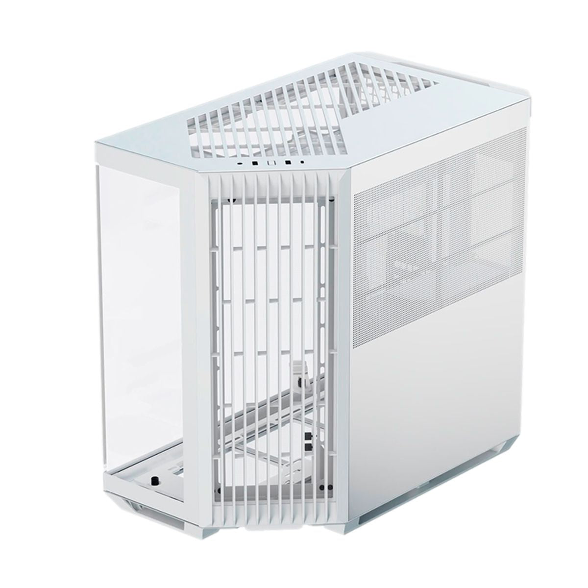 GABINETE APNX (V1-WT-V1) MEDIA TORRE, CRISTAL TEMPLADO, BLANCO