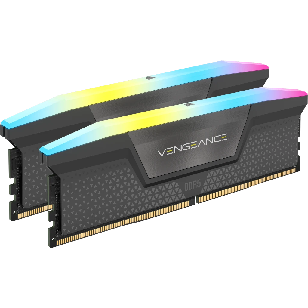 MEMORIA DIMM DDR5 CORSAIR (CMH32GX5M2B5200Z40K) 32GB (2X16GB) 5200MHZ VENGEANCE RGB AMD EXPO