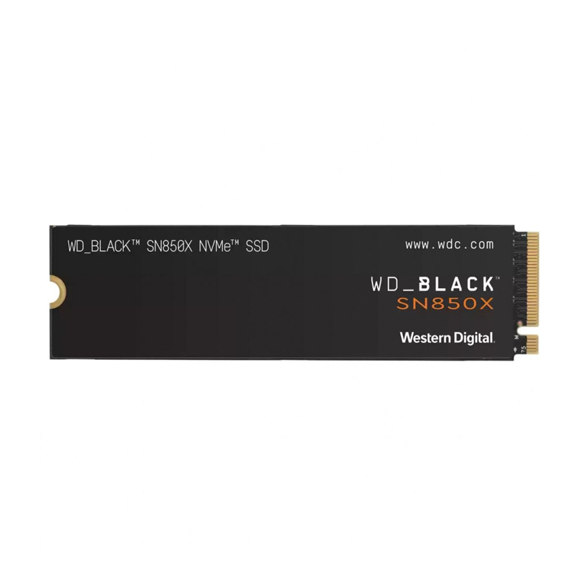 UNIDAD SSD M.2 WD 2TB (WDS200T2X0E) BLACK SN850X, PCI EXPRESS 4.0, NVME