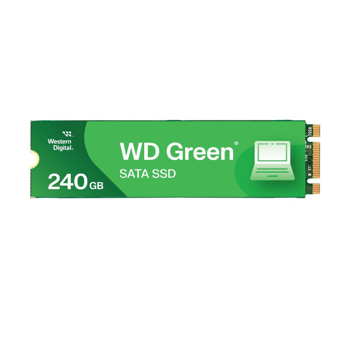 UNIDAD SSD M.2 WD 240GB (WDS240G3G0B) GREEN, SATA3, 2280
