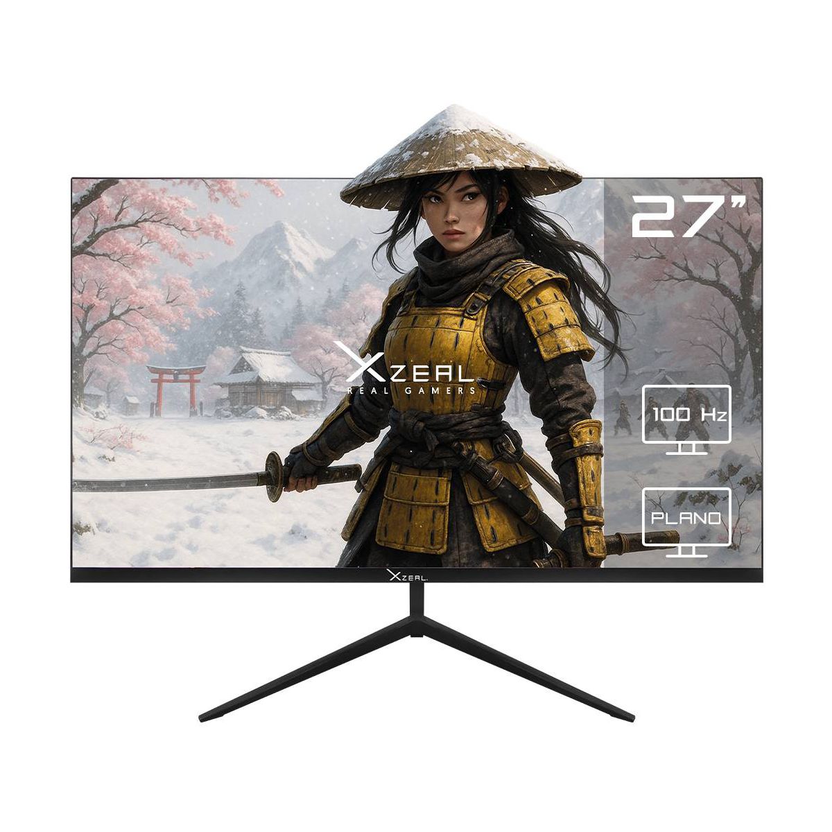 MONITOR LED XZEAL 27" (XSMO279B) 1920*1080, FDH, CURVO,100HZ, VGA, HDMI, NEGRO