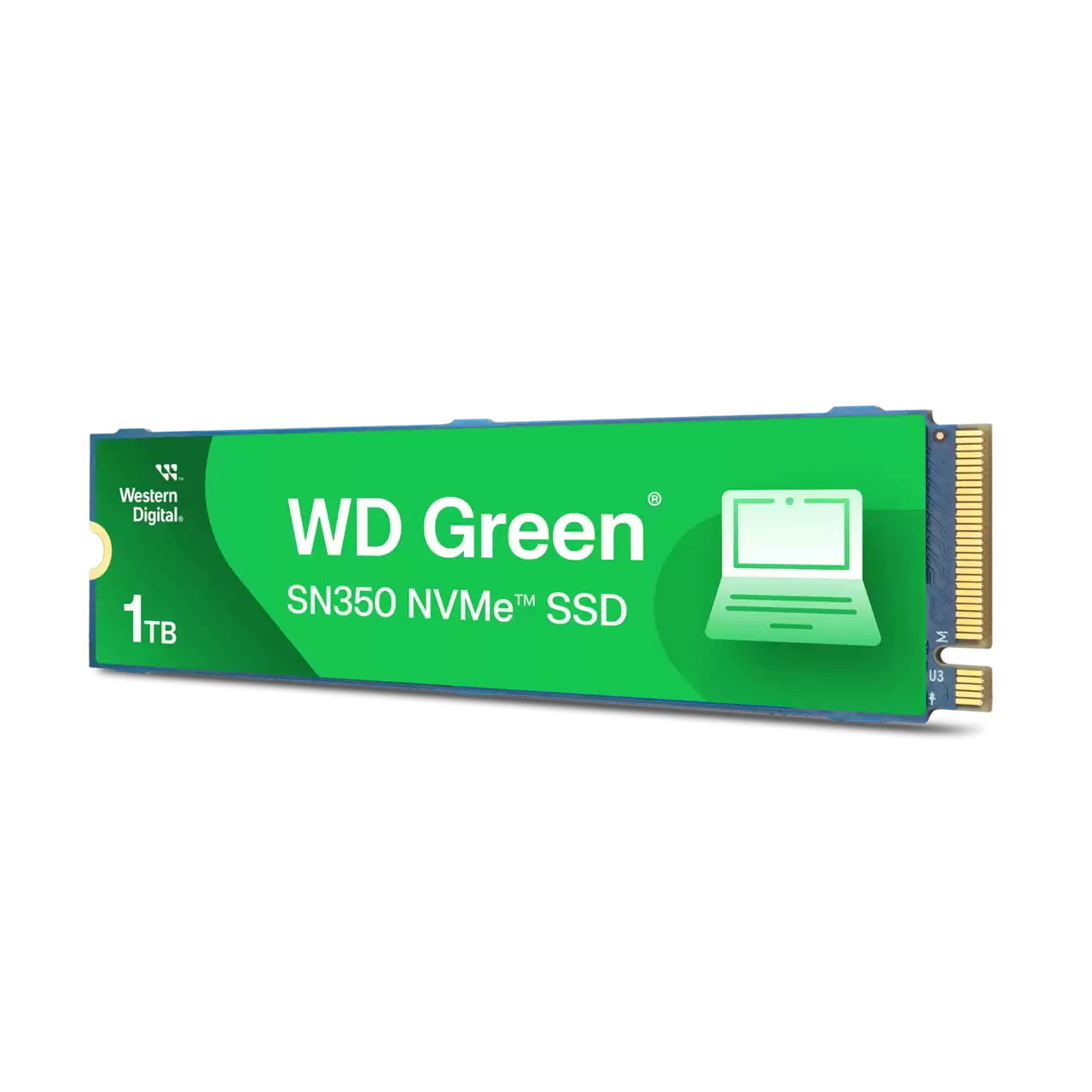 UNIDAD SSD M.2 WD 1TB (WDS100T3G0C) GREEN SN350, PCIE 3.0, NVME, 2280