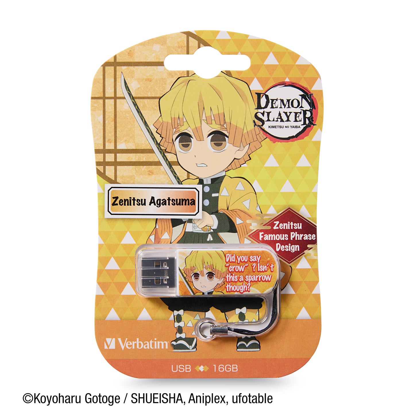 Memoria USB de 16GB Demon Slayer - Personaje Zenitzu