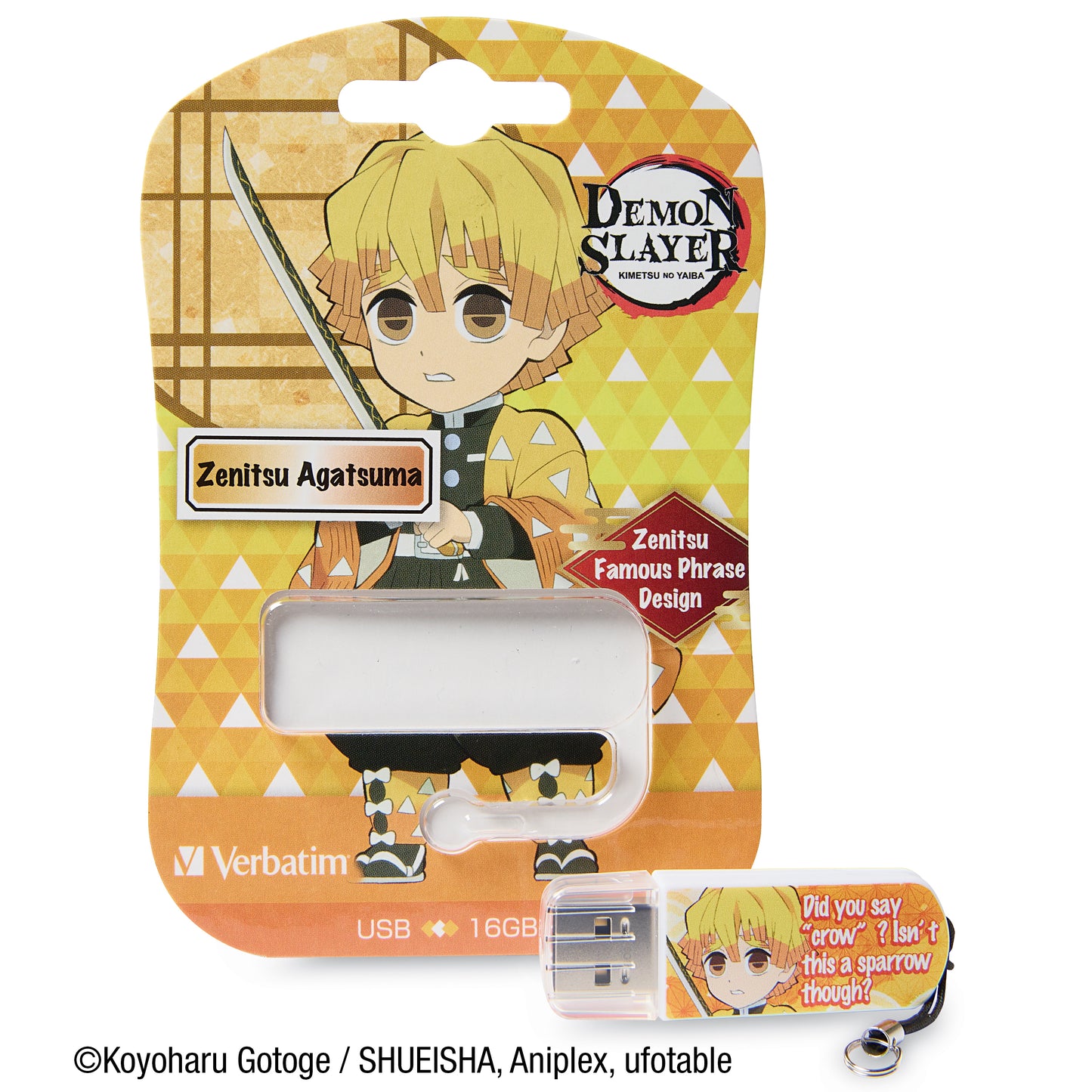 Memoria USB de 16GB Demon Slayer - Personaje Zenitzu