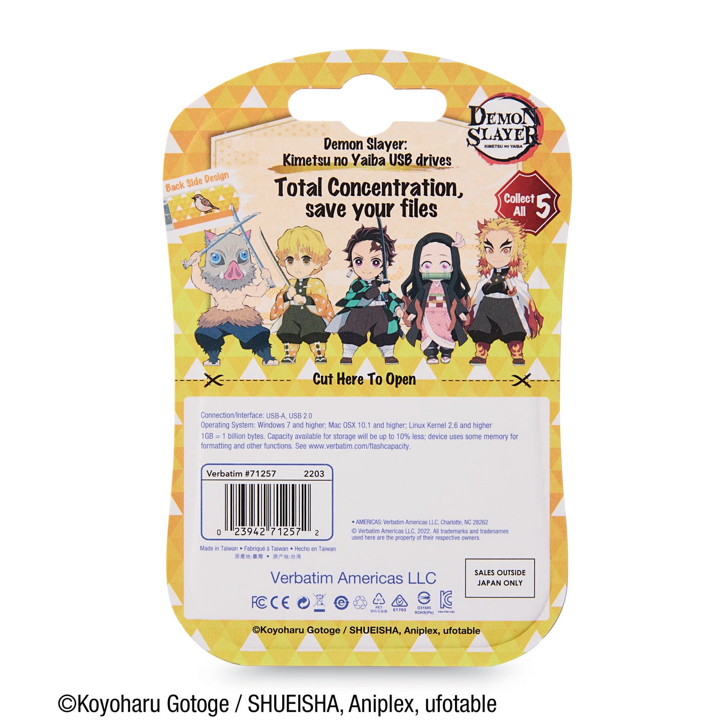 Memoria USB de 16GB Demon Slayer - Personaje Zenitzu