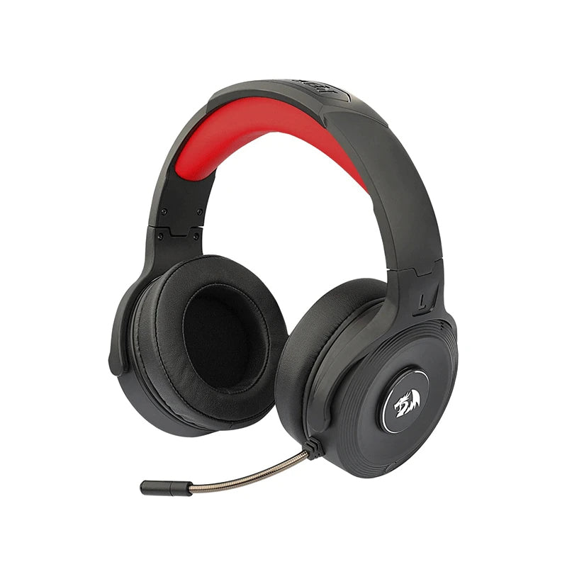 Audifonos Redragon Gamer Pelops H818 7.1 Inalambrico 3.5mm Negro/Rojo