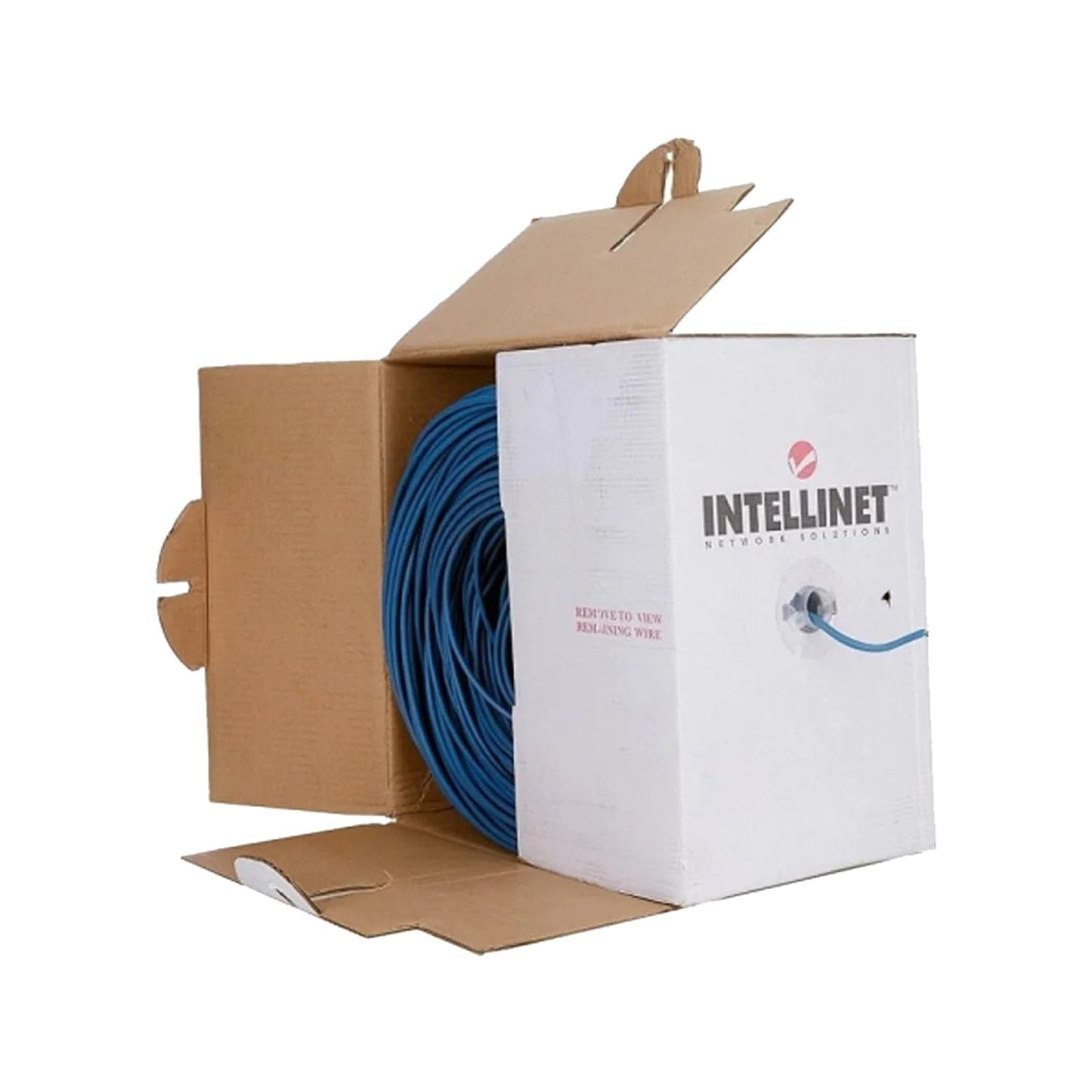 Bobina Cable UTP De Red CAT5E CCA Rollo 305m Color Azul