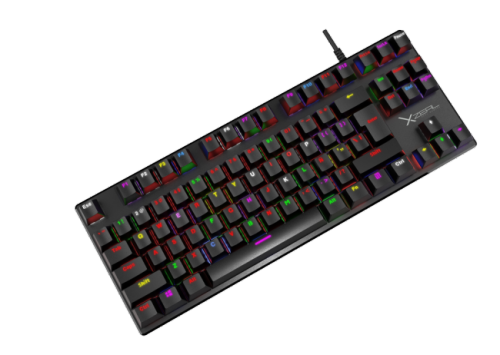 Teclado mecanico Xzeal XZ1020 Switch Red, Alámbrico