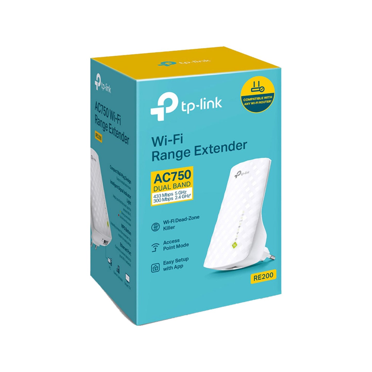 Repetidor de WiFi Doble Banda AC750 TP-LINK RE200 -