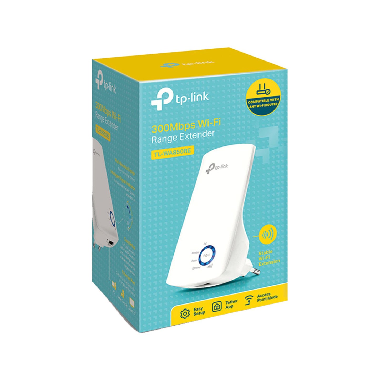 Expansor de Rango TP-LINK TL-WA850RE - 300 Mbit/s, 2, 1, Blanco