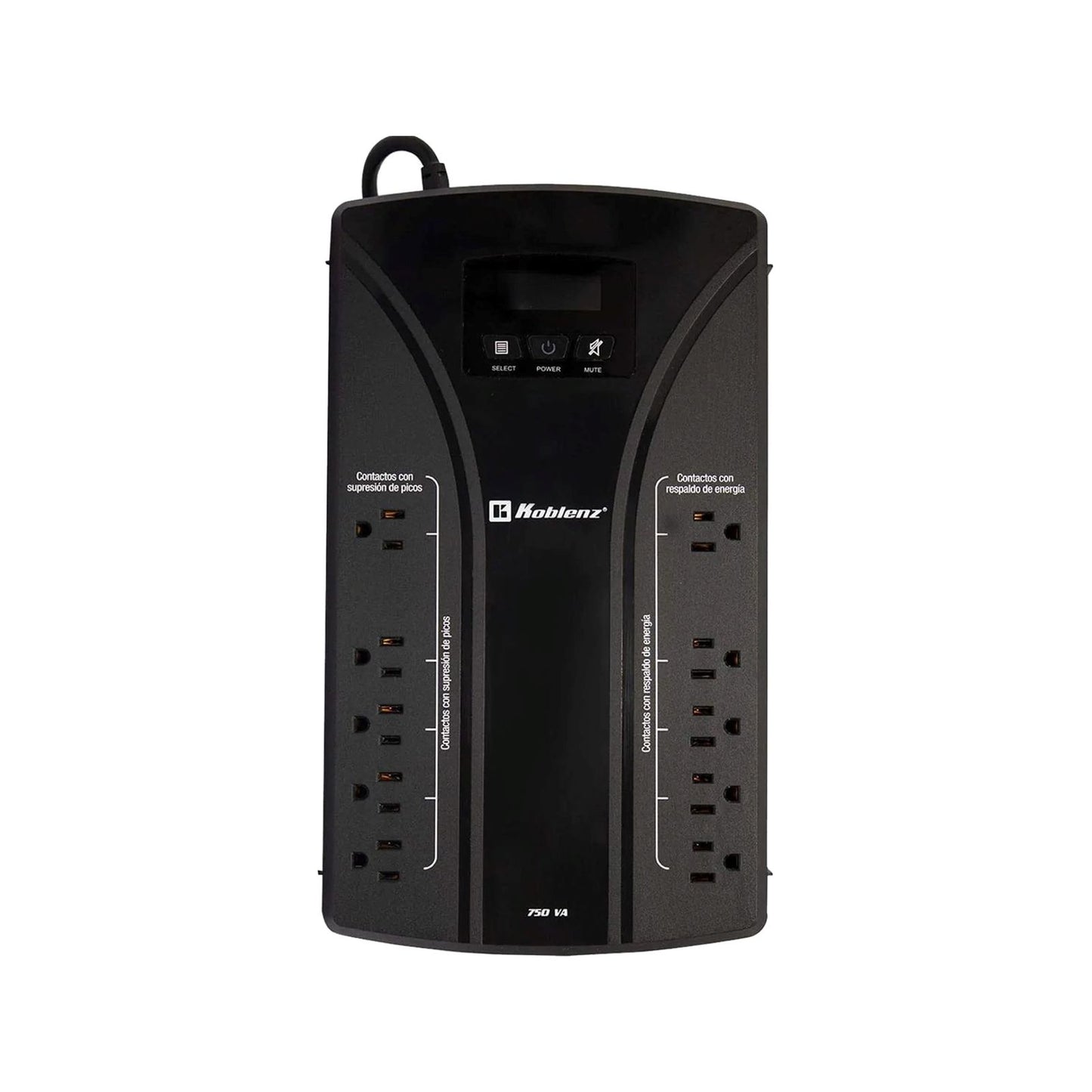 Regulador Koblenz NoBreak 7522 USB/R 750VA/420W 10 Contactos