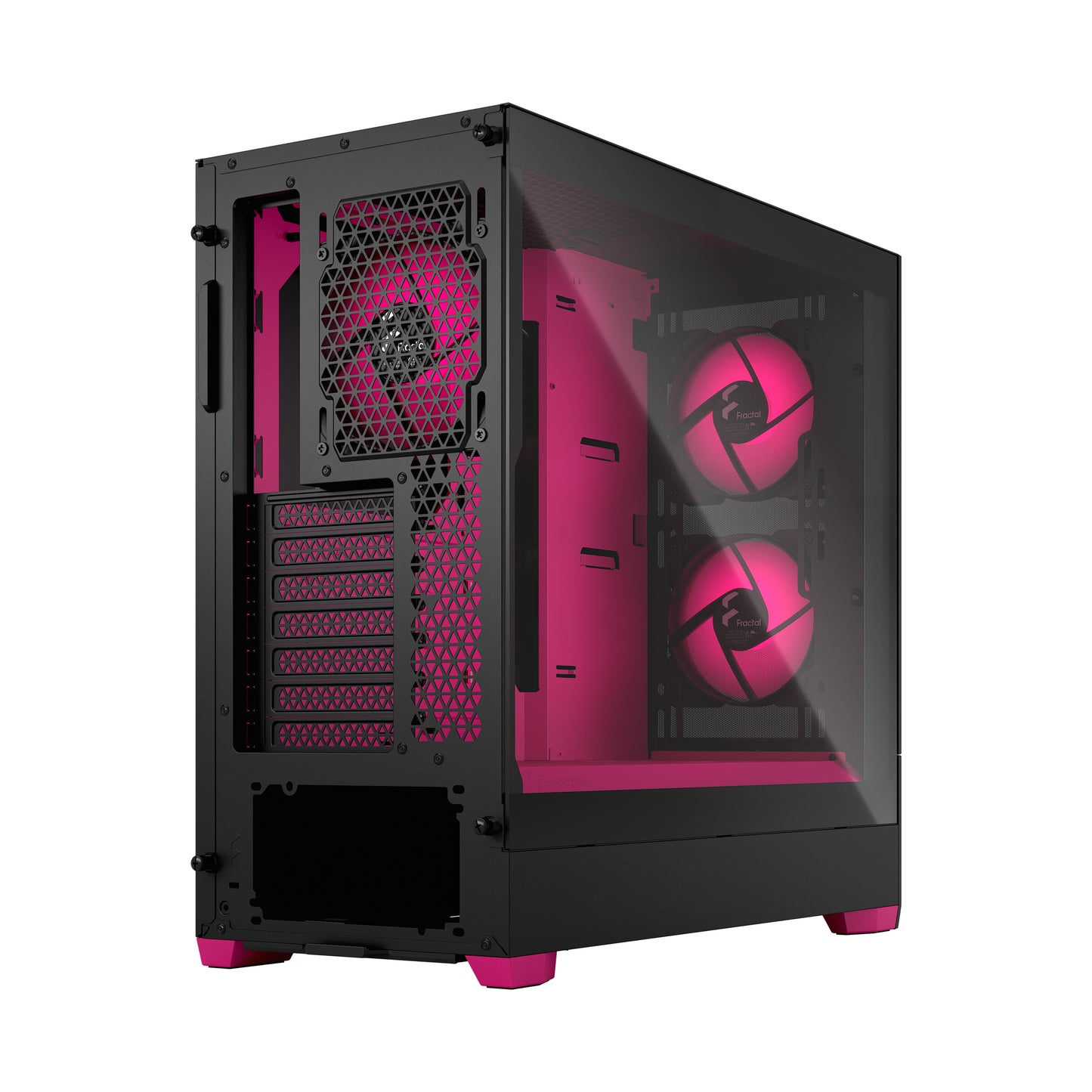 Gabinete Fractal Desing Pop Air Magenta RGB, ATX / mATX / Mini ITX