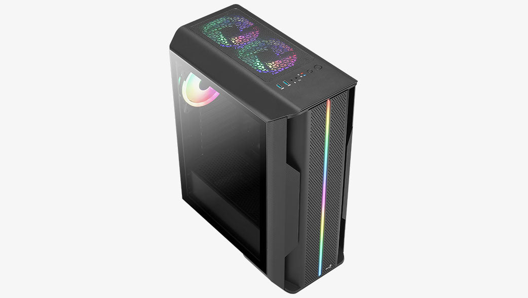 Gabinete Aerocool Splinter Duo-G-BK-V1 ATX/micro ATX/mini-ITX