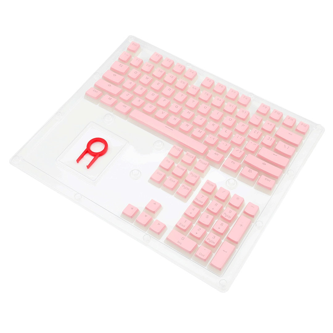 Set de Keycaps Redragon Sacarab A130P-SP, 105 Teclas. Color Rosa.