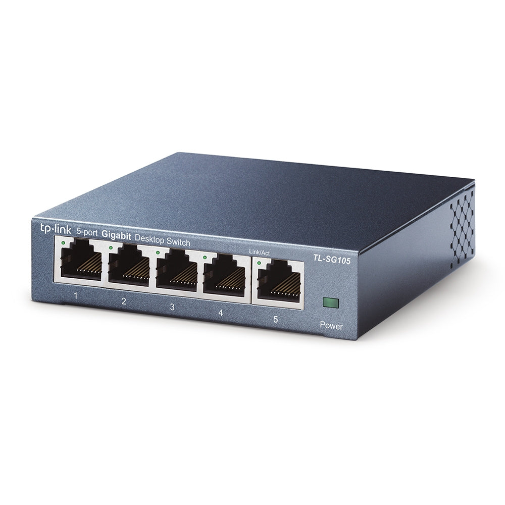 Switch para sobremesa Tp-Link con 5 puertos a 10/100/1000 Mbps