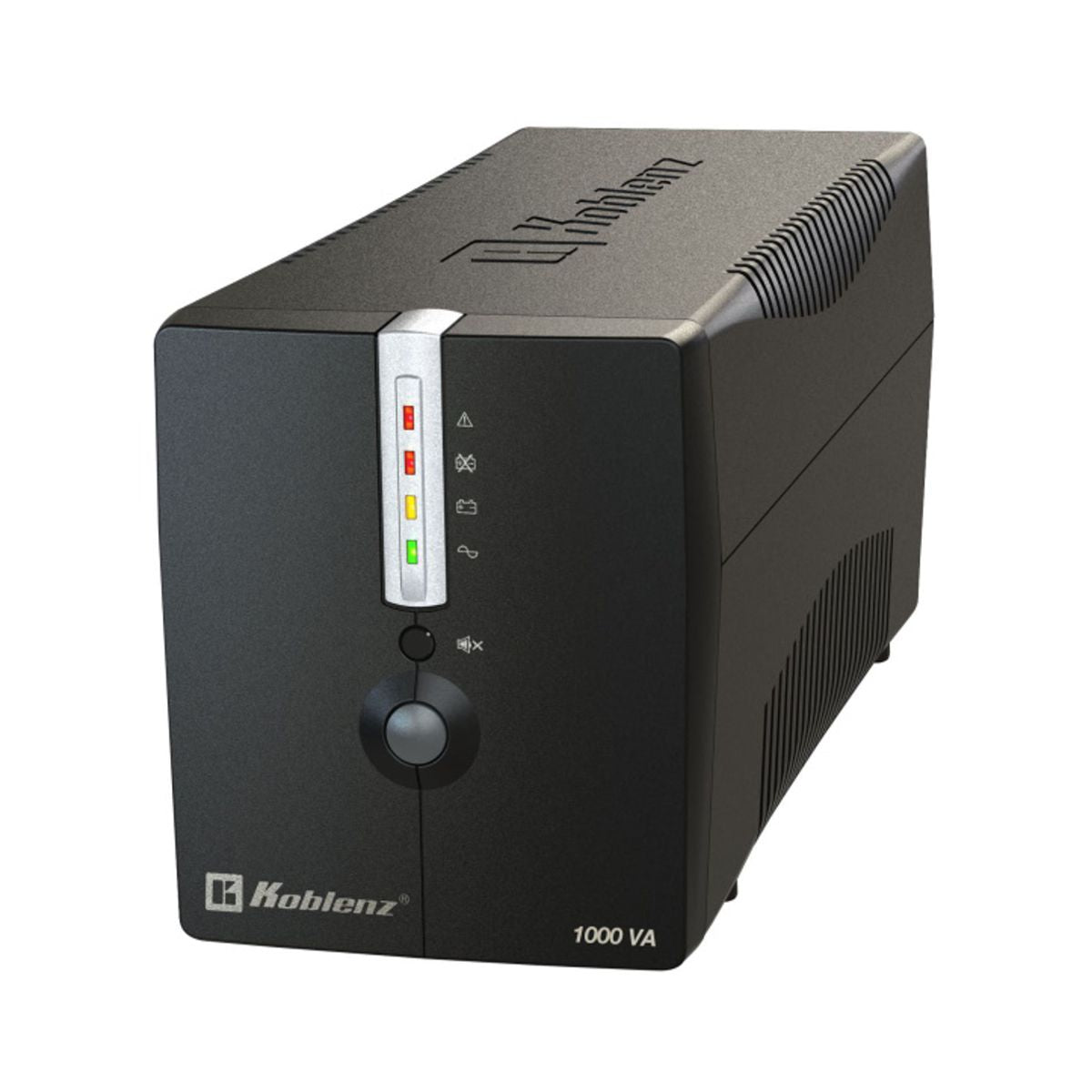 No-Break KOBLENZ 10017 USB/R - 1000 VA, 500 W, 1 h, Negro, Hogar y Oficina