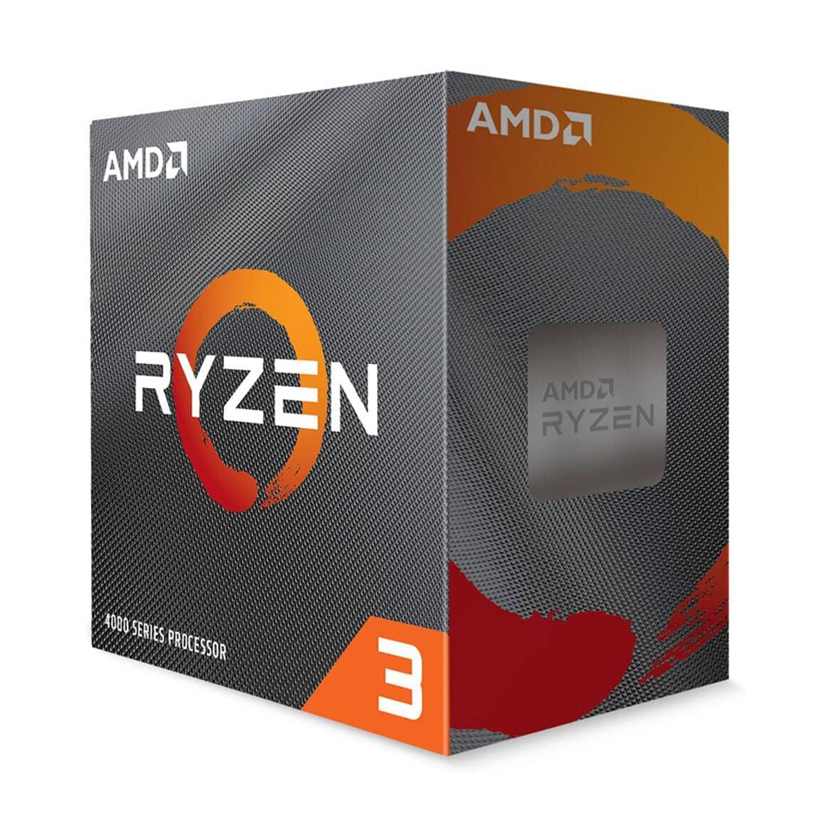 AMD RYZEN 3 4100 - 4 nucleos, Socket AM4, Con Ventilador, Se requiere una tarjeta grafica independiente.