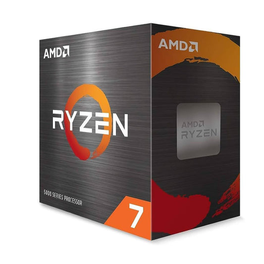 AMD RYZEN 7 5700X - 8 nucleos, Socket AM4, No Incluye Ventilador, Se requiere una tarjeta grafica independiente.