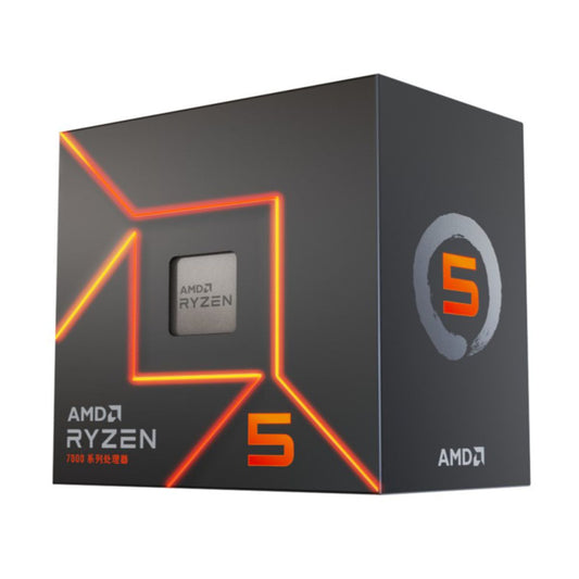 AMD RYZEN 5 7600 - 6 nucleos, Socket AM5, Con Ventilador, Con Graficos Incluidos.