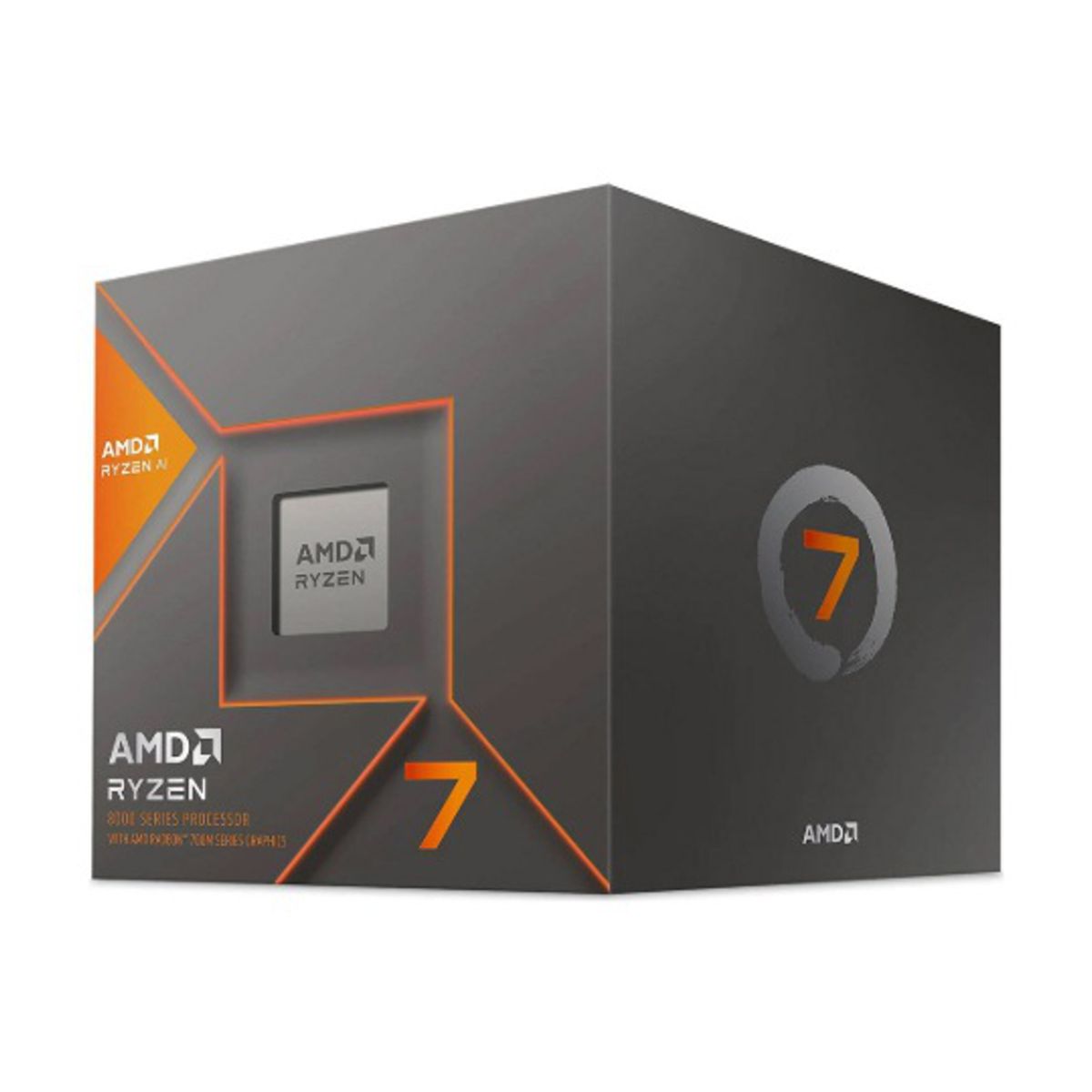 PROCESADOR AMD (100-100001236SBX) RYZEN 7 8700G S-AM5, 8 CORE 4.2 GHZ, 65W, C/GRAFICOS, C/FAN
