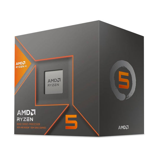 PROCESADOR AMD (100-100001237BOX) RYZEN 5 8600G S-AM5, 6 CORE 4.3 GHZ, 65W, C/GRAFICOS, C/FAN
