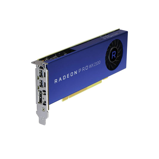 TARJETA DE VIDEO AMD (100-506001) RADEON PRO WX 2100 2GB DDR5, PCIE 3.0X16, 1*DP, 2* MINI-DP