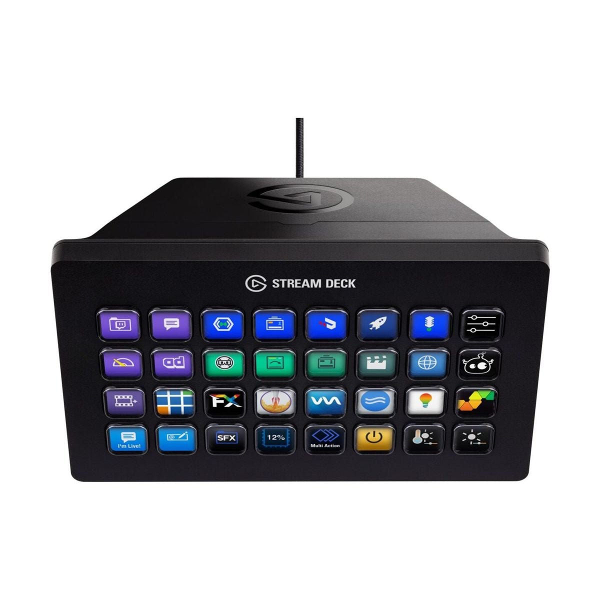 TECLADO P/STREAMING ELGATO (10GAT9901) STREAM DECK XL,32 TECLAS LCD,NEGRO