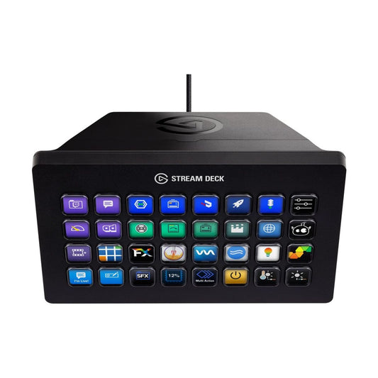 TECLADO P/STREAMING ELGATO (10GAT9901) STREAM DECK XL,32 TECLAS LCD,NEGRO