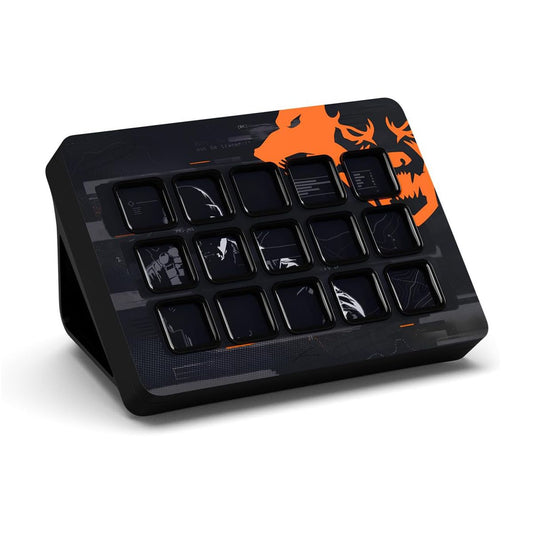 TECLADO P/STREAMING ELGATO (10GBA9901-COD24003) STREAM DECK MK.2,15 TECLAS, COD EDITION, NEGRO