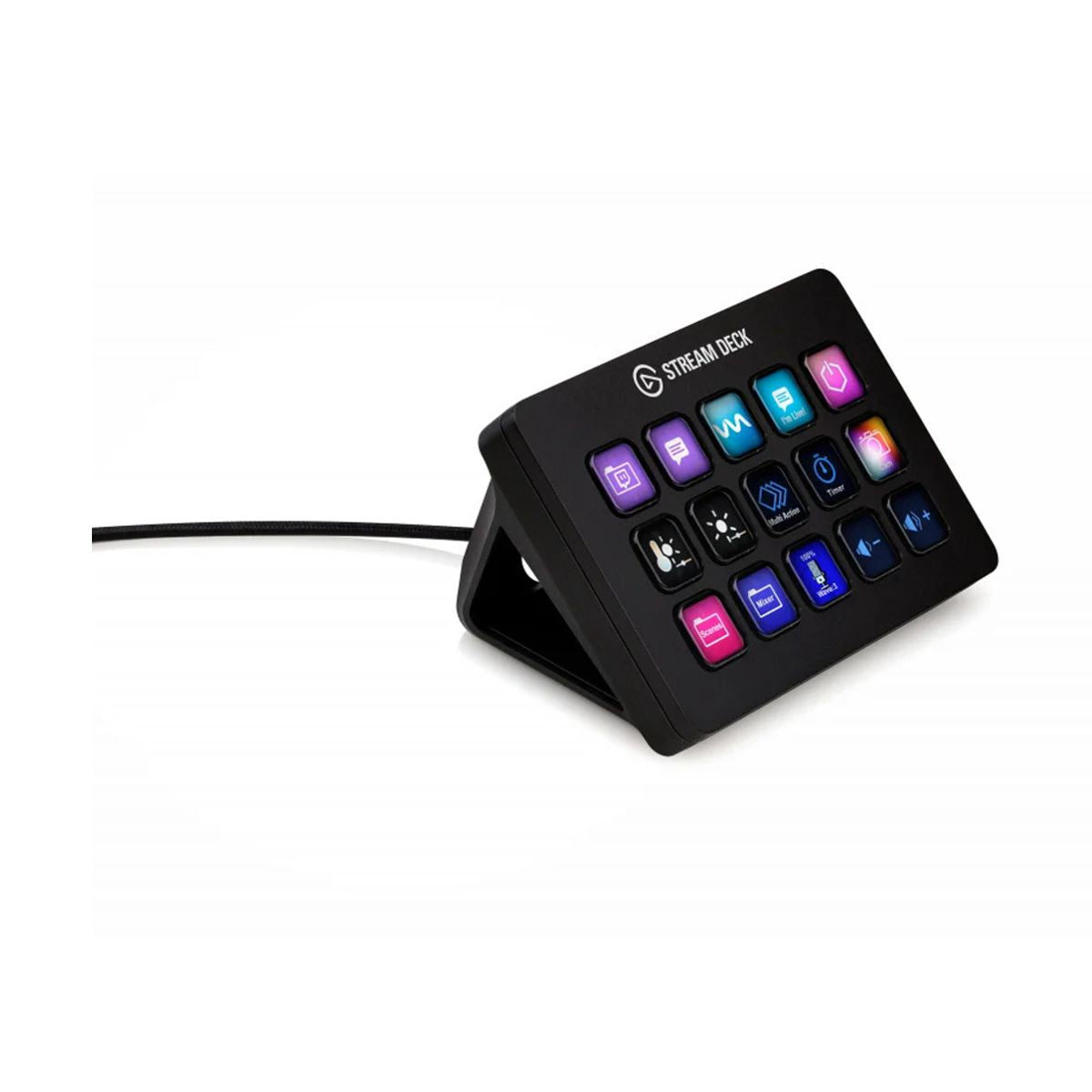TECLADO P/STREAMING ELGATO (10GBA9901) STREAM DECK MK.2,15 TECLAS,LCD,NEGRO