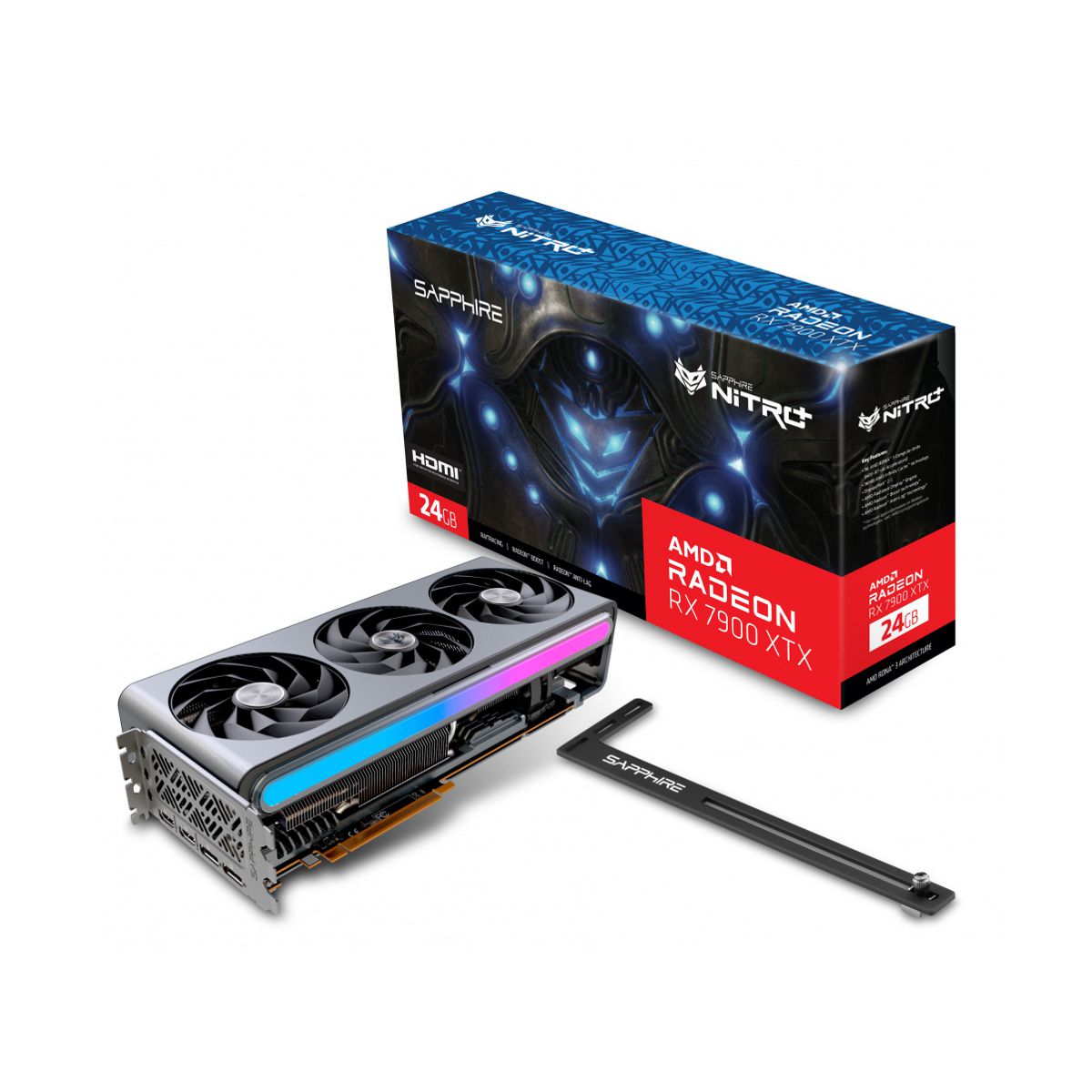 TARJETA DE VIDEO SAPPHIRE (11322-01-40G) NITRO+ RADEON RX 7900 XTX VAPOR-X, 24GB GDDR6, 2*DP, 2*HDMI