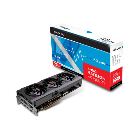 TARJETA DE VIDEO SAPPHIRE (11323-02-20G) PULSE RADEON RX 7900 XT, 20GB GDDR6, 2450MHZ, 2*DP, 2*HDMI