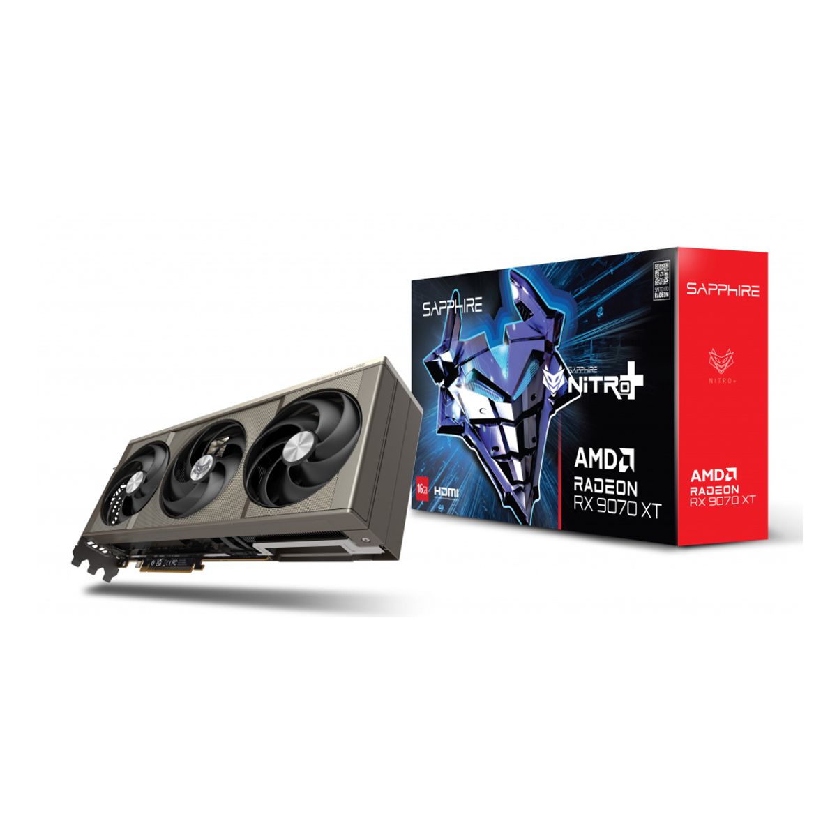 TARJETA DE VIDEO SAPPHIRE (11348-01-20G) NITRO+ RADEON RX 9070 XT, 16GB GDDR6, , 2*DP, 2* HDMI