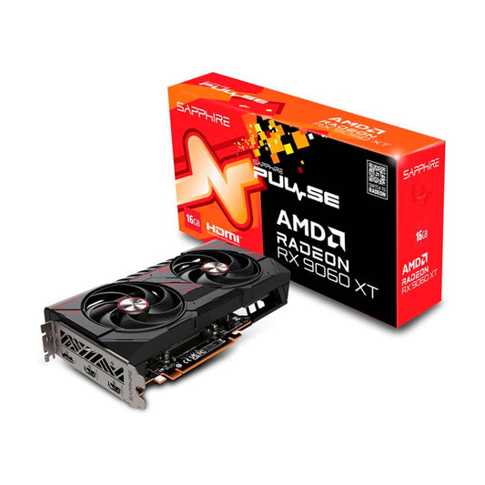 TARJETA DE VIDEO SAPPHIRE (11350-03-20G) PULSE RX 9060 XT, 16GB DDR6, 2*HDMI, 1*DP