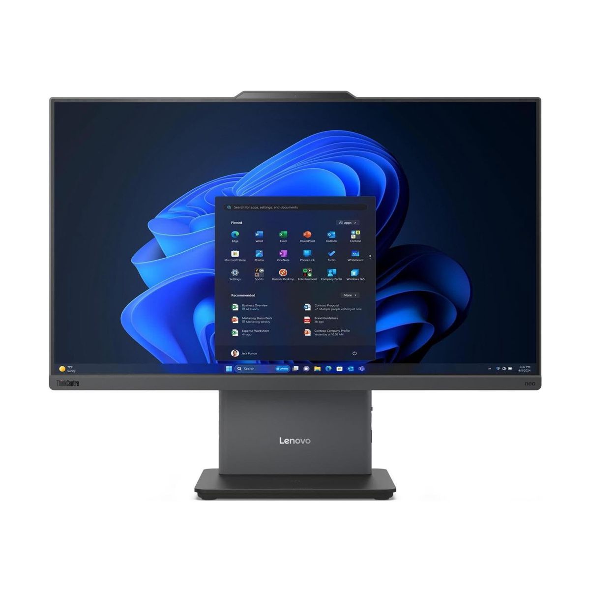 All in one neo 55a 24 G6 - AMD Ryzen 5 220, 16 GB DDR5-5600, SSD de 512 GB M.2 Windows 11 Pro, espanol, garantia 1 ano en sitio.