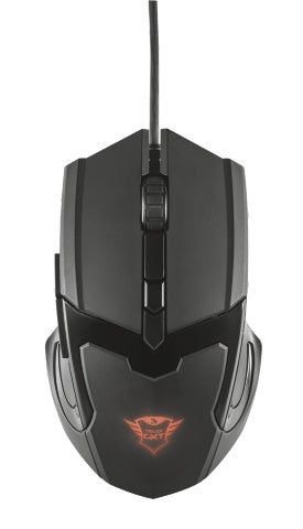 MOUSE TRUST GXT (21044) 101 GAV GAMING MOUSE BLACK, 4800DPI, 6 BOTONES