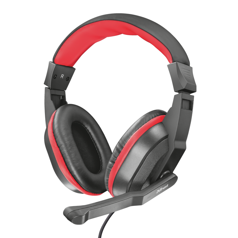 AUDIFONOS TRUST ZIVA (21953) GAMING HEADSET BLACK, 3.5MM*2