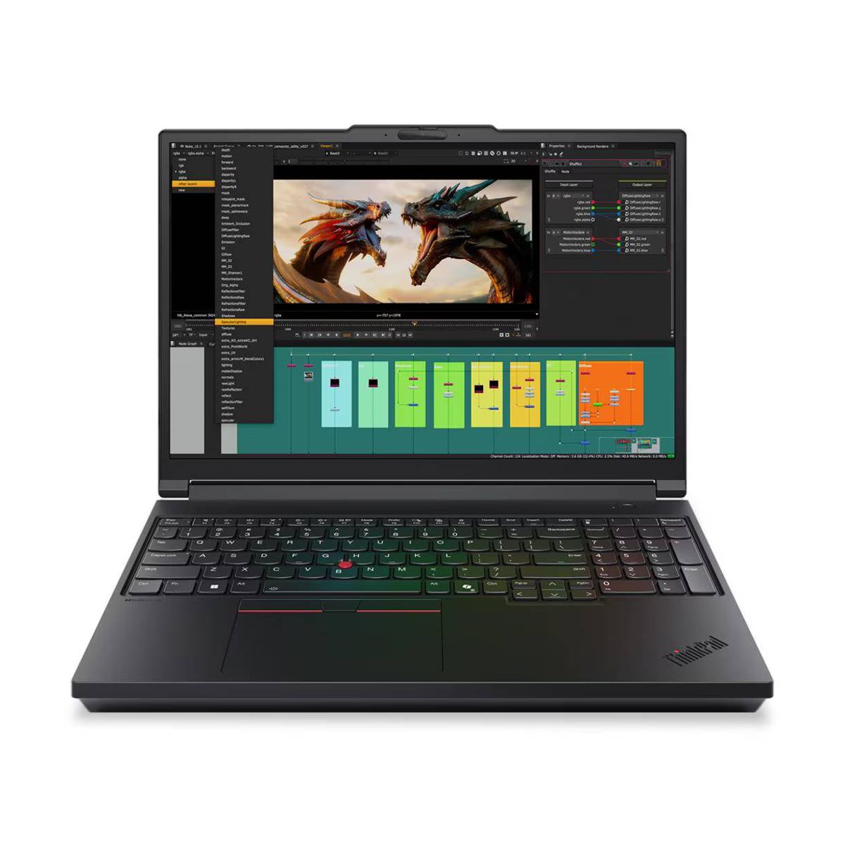 Wks Laptop ThinkPad P16 Gen 3 - Pantalla 16 Pulgadas, Intel Core Ultra 7 255HX, 32 GB, 1 TB SSD, tarjeta grafica NVIDIA RTX PRO 3000 Blackwell Generation