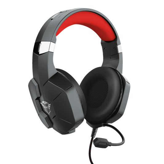 AUDIFONOS TRUST GXT (23652) 323 CARUS GAMING HEADSET BLACK, 3.5MM*2