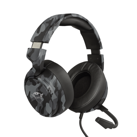 AUDIFONOS TRUST GXT (23939) 433 PYLO MULTIPLATFORM GAMING HEADSET CAMO BLACK ,PC, XBOX,PS5,SWITCH