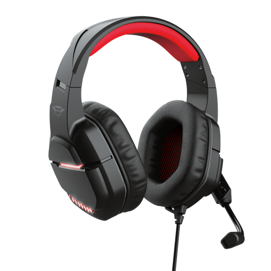 AUDIFONOS TRUST GXT (24030) 448 NIXXO ILLUMINATED HEADSET, USB-VOLTAJE, 3.5MM-4PINS